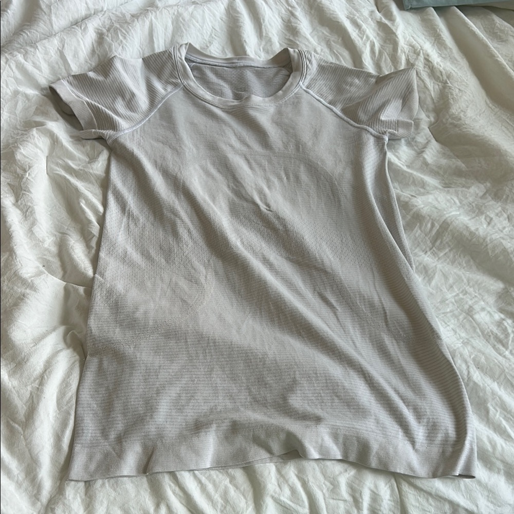 Lululemon white swiftly shirt